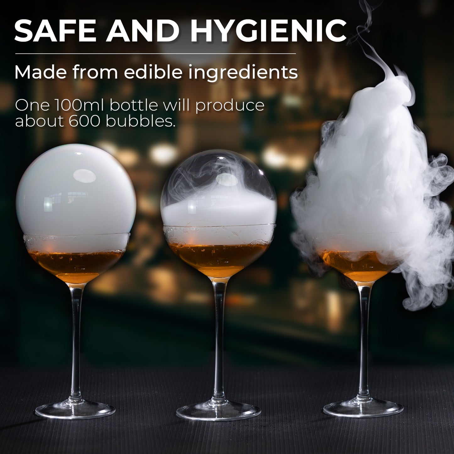 Upgraded Edible Bubble Liquid 100ml/Bottles